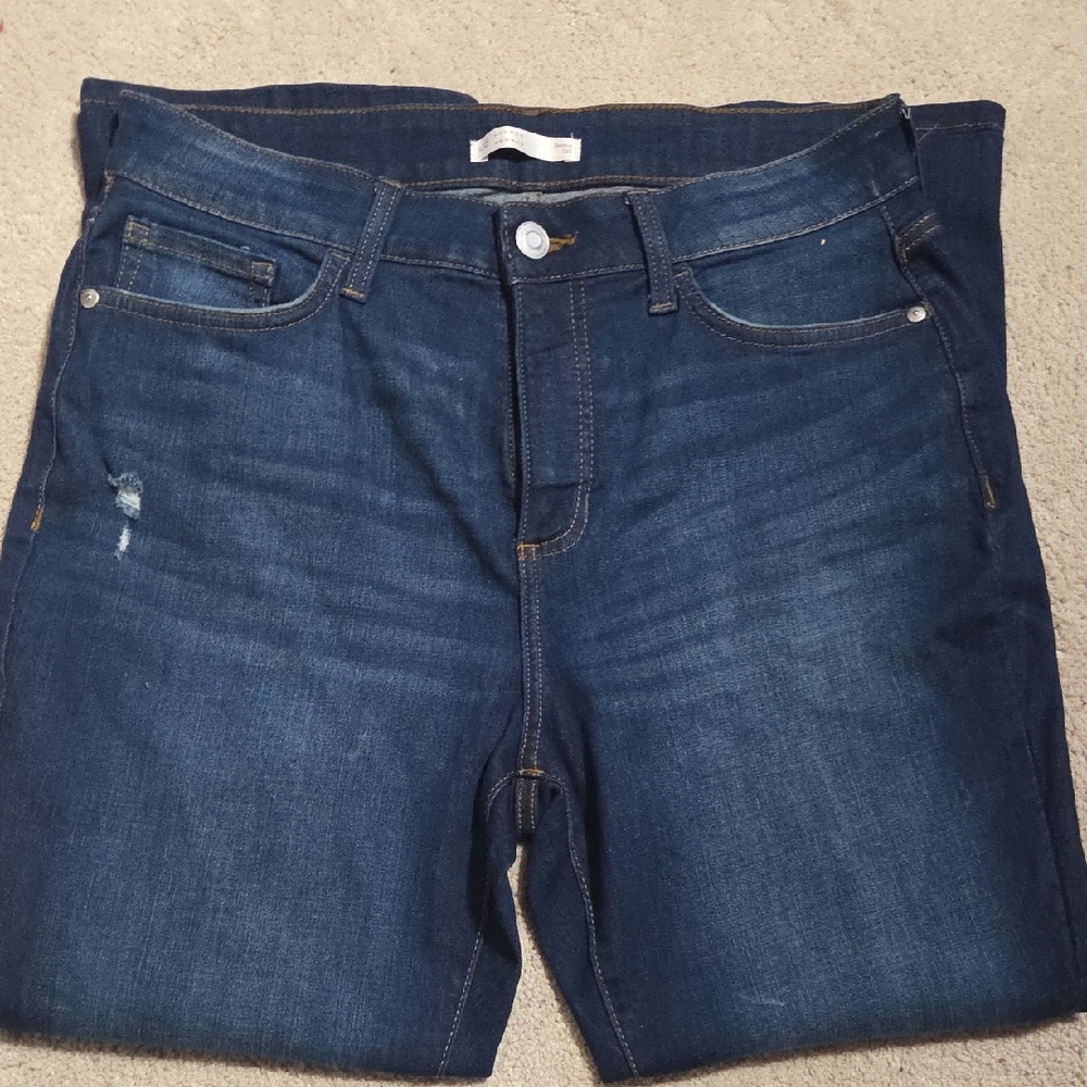 LC Lauren Conrad Dark Blue Boot Cut Jeans